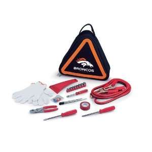  Denver Broncos Roadside Emergency Kit: Sports & Outdoors
