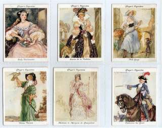 1937 Full Set Beauties fm History Cards HELEN of TROY QUEEN of SHEBA 