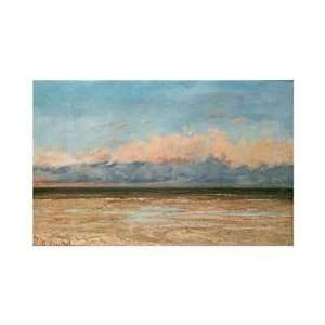 Gustave Courbet   The Sea At Palavas Giclee Canvas:  Home 