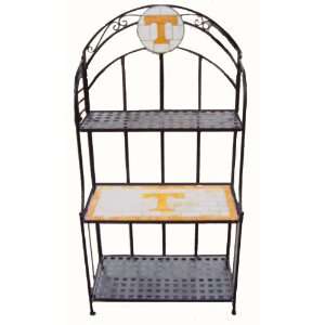   Vols Bakers Rack with Stained Glass Mosaic Insert