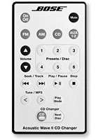 BOSE REMOTE for ACOUSTIC WAVE II w/5 CD CHANGER WHITE  