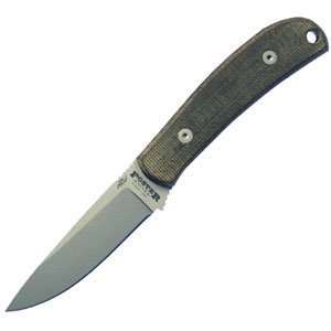  Foster Knives Weishuhn Hunter, Green Micarta Handle, Plain 