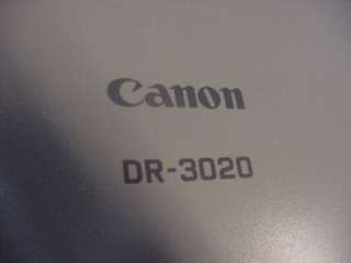 CANON DR 3020 HIGH SPEED DOCUMENT SCANNER  