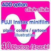 FujiFilm Instax mini instant Film 5 Packs (50 Photos)  