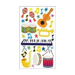  Sparkler Classic Stickers Musical Instruments: Home 
