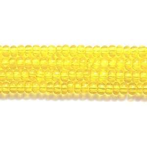  Preciosa Ornela Czech Seed Bead, Transparent Light Yellow 