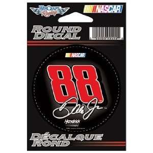  DALE EARNHARDT JR #88 3 ROUND DECAL