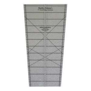    RU188 9 Degree Circle Wedge Ruler Extension Arts, Crafts & Sewing