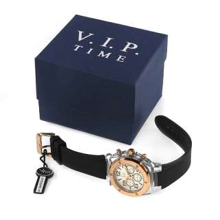 New VIP TIME ITALY CRD RG01 Made In Italy Ladies Chronograph Watch 