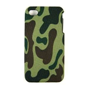  Military Camouflage Apple iPhone4 Canvas Hard Case Back 