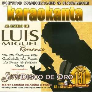  Karaokanta KAR 1831   Disco de Oro   Romance   Spanish CDG 