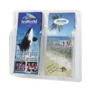 Safco Products   Reveal™ 2 Pamphlet Display   5623CL   Color: Clear 