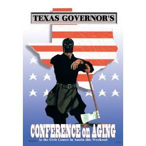  Texas Governors Conference on Aging 24X36 Giclee Paper 