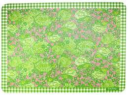 LILLY PULITZER kids PLACEMAT Desert Tort TURTLE New  