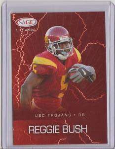 2006 Sage Reggie Bush RC 1 of 2,500 USC TROJANS  