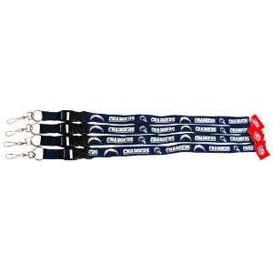  San Diego Chargers NFL Team Logo Lanyards (4 Pack): Sports 
