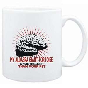  Mug White  My Aldabra Giant Tortoise is more intelligent 