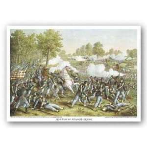 Battle of Wilsons Creek by Louis Kurz and Alexander Allison 13.75x20 