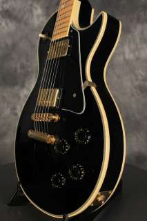 RARE 1979 Gibson Les Paul CUSTOM in BLACK with MAPLE FRETBOARD 