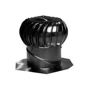   Black Aluminum Turbine Ventilator, Interal Brace, Permanently Lubr 14