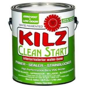  1 Gallon Kilz Clean Start Interior & Exterior Water Base Primer 