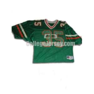  Green No. 35 Game Used Florida A&M Russell Football Jersey 