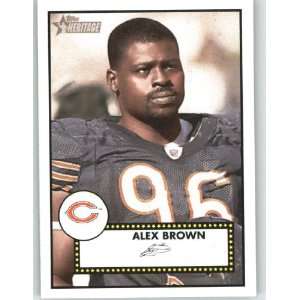  2006 Topps Heritage #32 Alex Brown   Chicago Bears (Short 