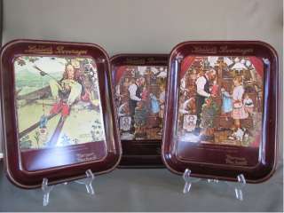   1976 April Fools Day Collectors Trays. Fair to good condition