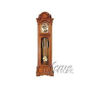  Acme Furniture Light Oak Finish Grandfather Clock 01403 