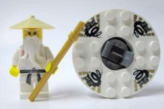LEGO NINJAGO Masters of Spinjitzu SENSEI WU White GI & Spinner MINI 