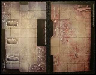 DUNGEON TILE SET (plus Rule Book, Grid & Damage Counters) Dungeons 