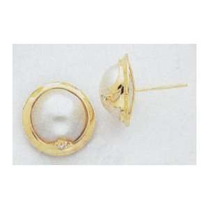  Mabe Pearl Earrings   XMP90 Jewelry