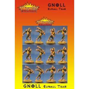  Gnoll Elfball Fantasy Football Miniatures Team Toys 