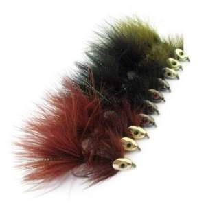  Fish Skull Super Woolly Bugger Fly   2 Pack Sports 
