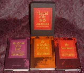 Lord of the Rings, American Second Edition Hardcover Boxed Set
