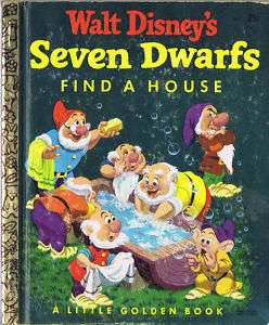 WALT DISNEYS SEVEN DWARFS FIND A HOUSE   Golden Book G  