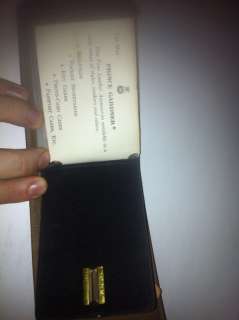 Vintage New Prince Gardner Wallet Key Guard Case Leather Registrar 