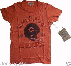   Junk Food Ladies Vintage NFL Chicago Bears T Shirt Size Small  