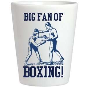 Boxing Drinking Game Shot: Custom Ceramic Shotglass 