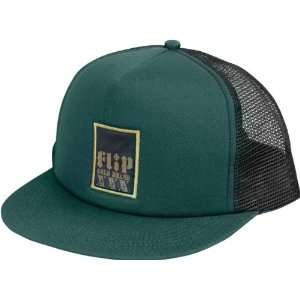  Flip Gold Brand Mesh Hat Green Black Skate Hats: Sports 