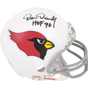  Dan Dierdorf Autographed Mini Helmet  Details Arizona 