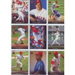   : 1995 Upper Deck Baseball Texas Rangers Team Set: Sports & Outdoors