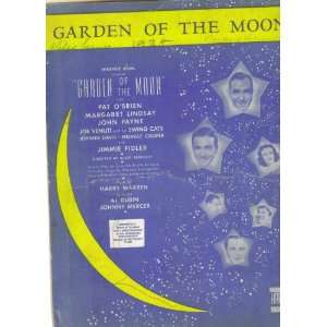  GARDEN OF THE MOON. 1938. WARNER BROS MUSIC. SHEET MUSIC 