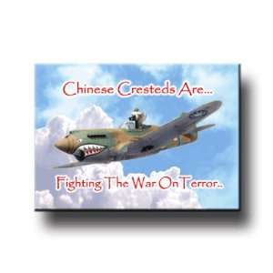  Chinese Crested War On Terror Fridge Magnet Everything 