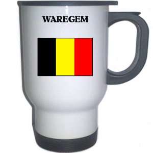  Belgium   WAREGEM White Stainless Steel Mug Everything 