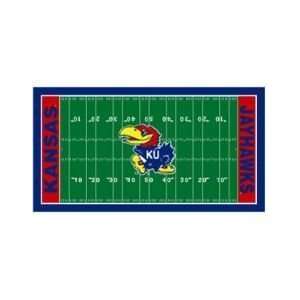  NCAA Kansas Jayhawks XL Football Field Mat Sports 