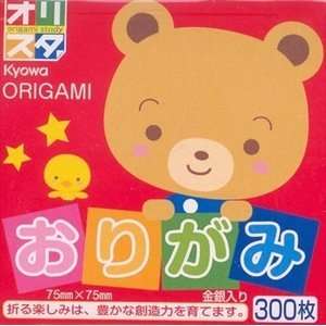  Japanese 300 Sheets Origami Folding Paper 3in Assorted 