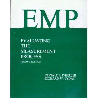 evaluating the measurement process by donald j wheeler richard w lyday 