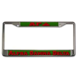  Alpha Gamma Delta License Plate Frame 