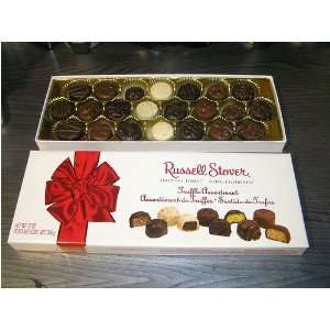 Russell Stovers (TRUFFLES) FINE CHOCOLATES NET WT 12 OZ MADE WITH 100% 